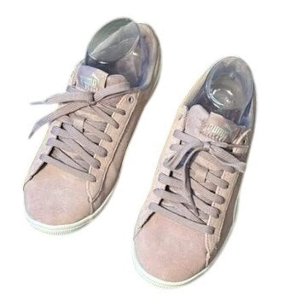 Puma Womens Suede Classic Sneakers Dusty Lavender With White Stripe - Picture 3 of 9